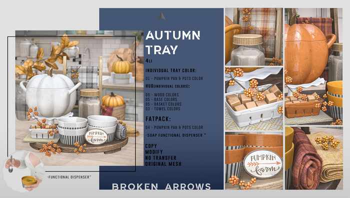 BROKEN ARROWS - Autumn Tray - FATPACK 