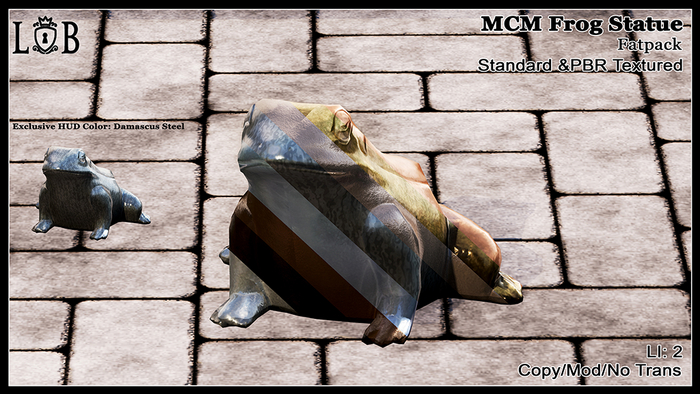 ~L:B~ Frog Statue - Fatpack 