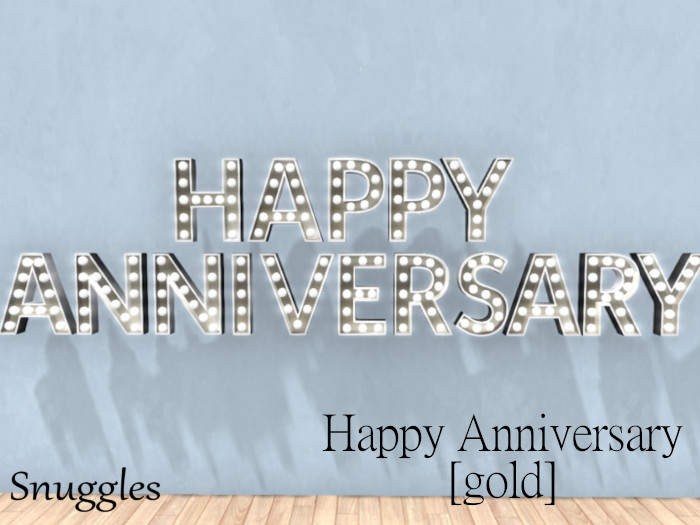 Happy Anniversary [gold]Copy  By Snuggles