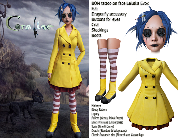 InStyle *Coraline* Full set