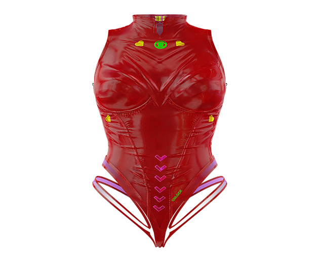 KYMILE - Ava Bodysuit - Red