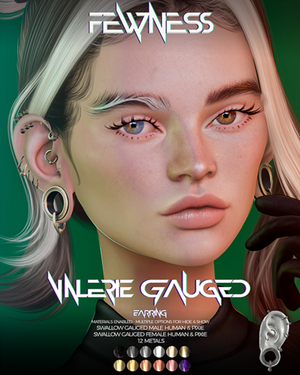 Fewness - Valerie Gauged Earring