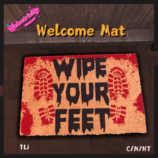 Welcome Mat - Wipe Your Bloody Feet