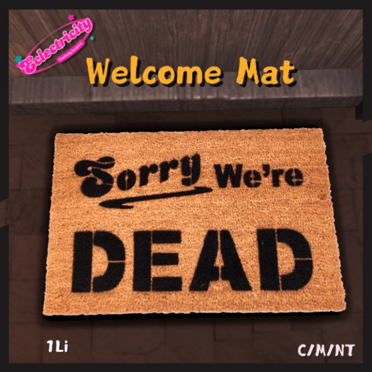 Welcome Mat - Sorry Dead