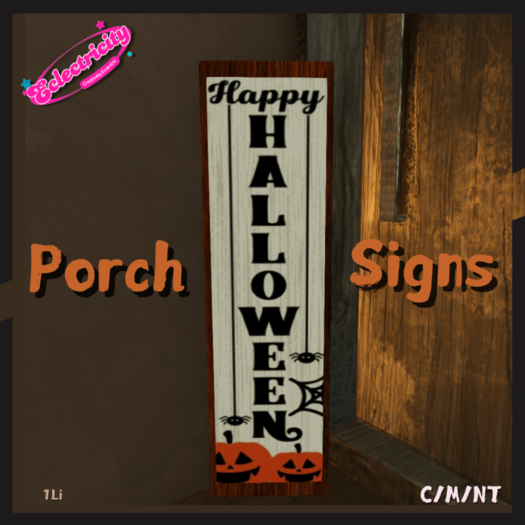 Second Life Marketplace - Trick or Treat Sign-Happy Jacks