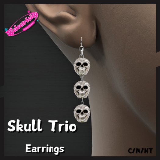 Skulls Trio Earrings