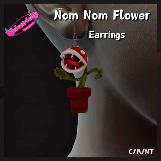 Nom Nom Plant Earrings