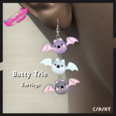 Batty Trio Earrings