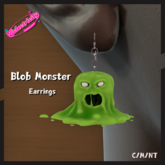 Blob Monster Earrings