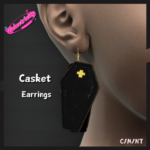 Casket Earrings