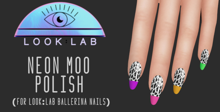 LOOK:LAB [boxed] Neon Moo Polish (Ballerina)
