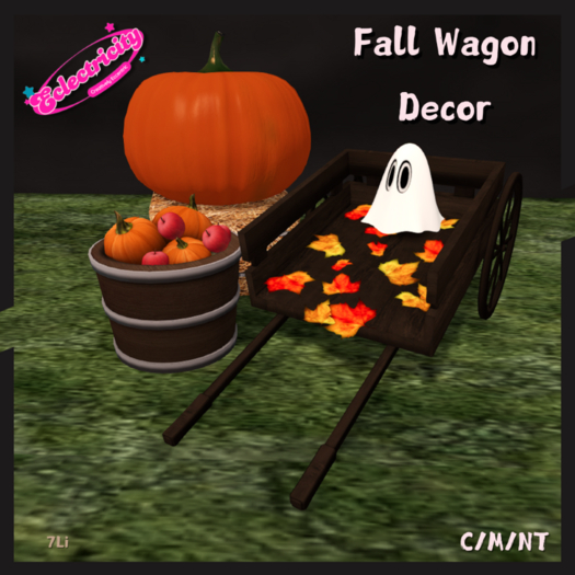 Fall Wagon Decor