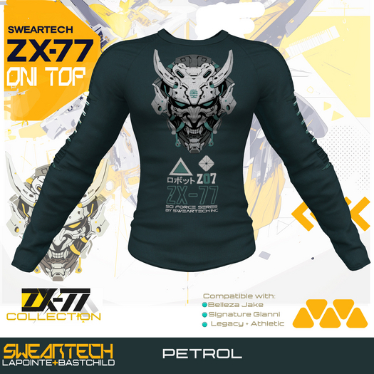 Tech Tee - ZX-77 Oni PETROL