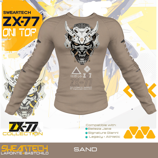 Tech Tee - ZX-77 Oni SAND