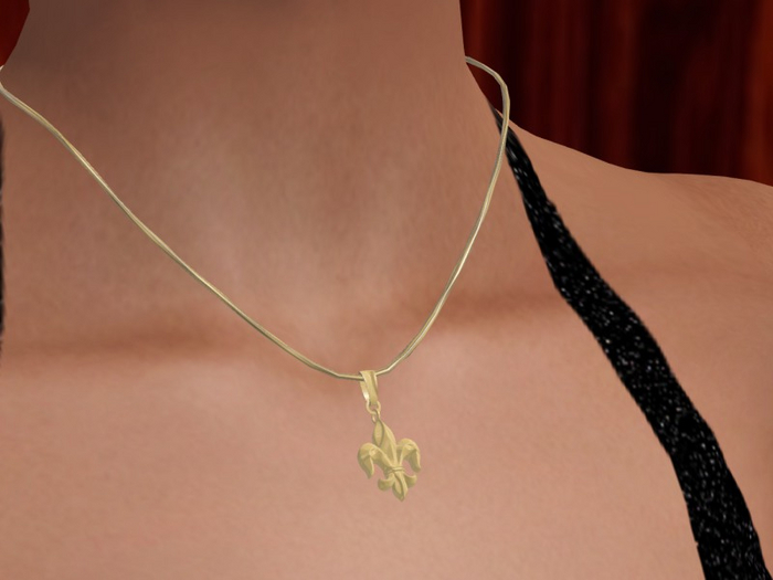 TM Fleur De Lis Necklace - MC