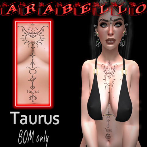 .:Arabello:. Taurus Tattoo *UNISEX*