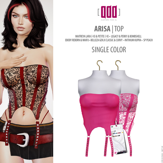 [ADD] Arisa Top - Pink