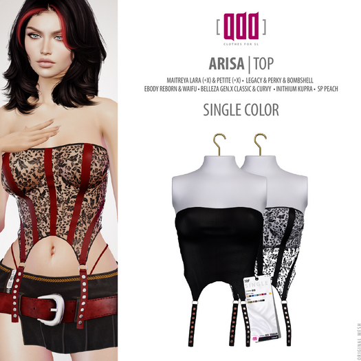 [ADD] Arisa Top - Black