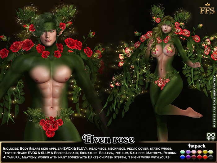 [FFS] ELVEN ROSES - UNISEX ★ COMPLETE COSTUME ★
