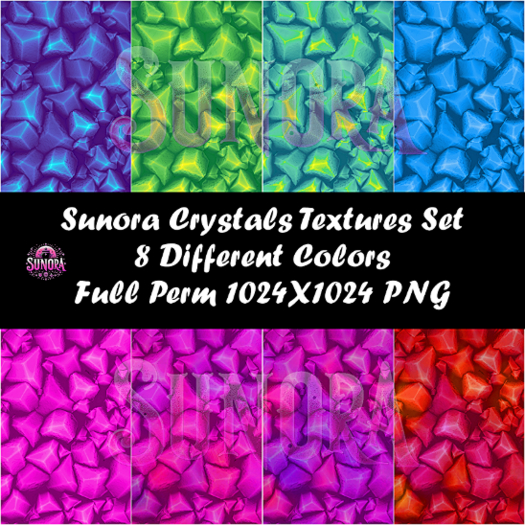 Sunora Crystals Textures Set