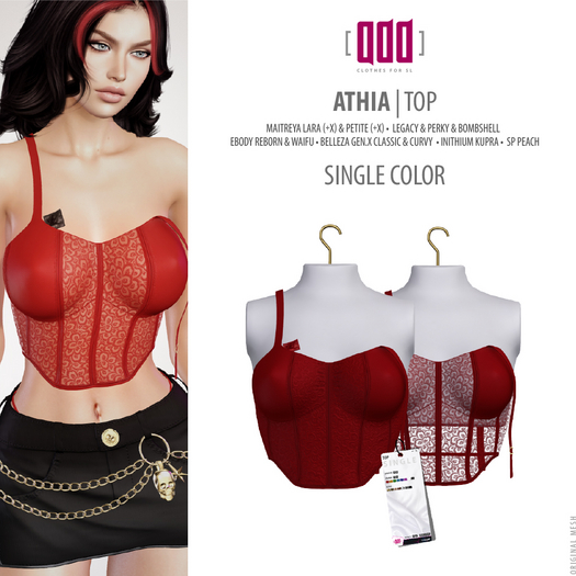 [ADD] Athia Top - Red