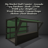 My Market Stall Counter Avocado1