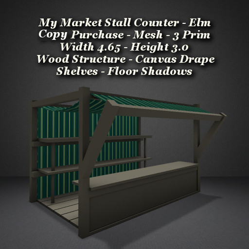 My Market Stall Counter Elm1