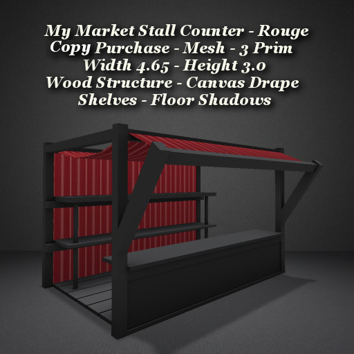 My Market Stall Counter Rouge1