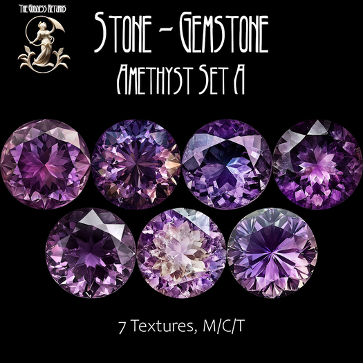 TGR - Stone - Gemstone - Amethyst Set A