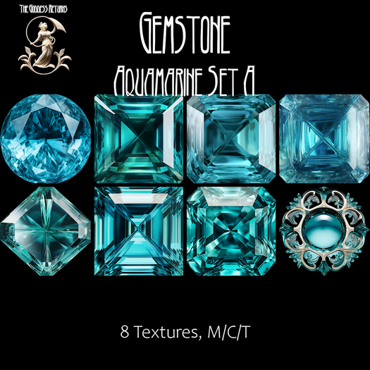 TGR - Gemstone - Aquamarine Set A