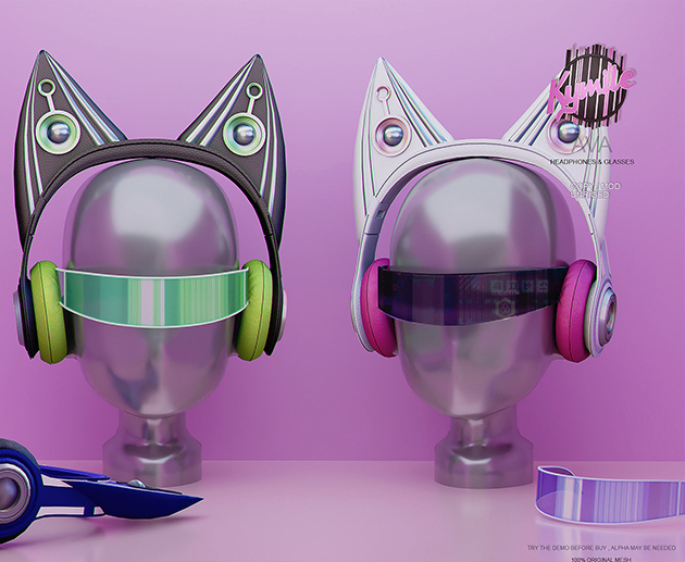 KYMILE - Ava Headphones & Glasses - FATPACK