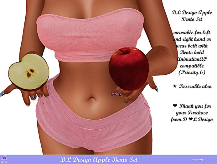 D.L Design Apple Bento Set