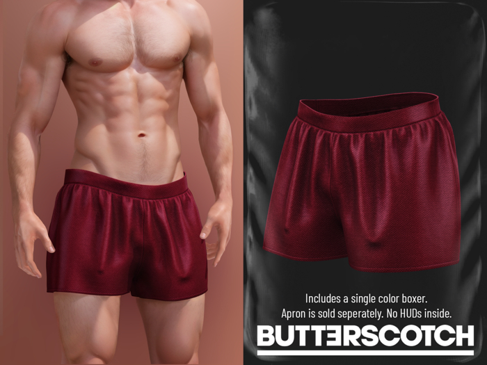 BUTTERSCOTCH . Leo Boxer {Red Solid}