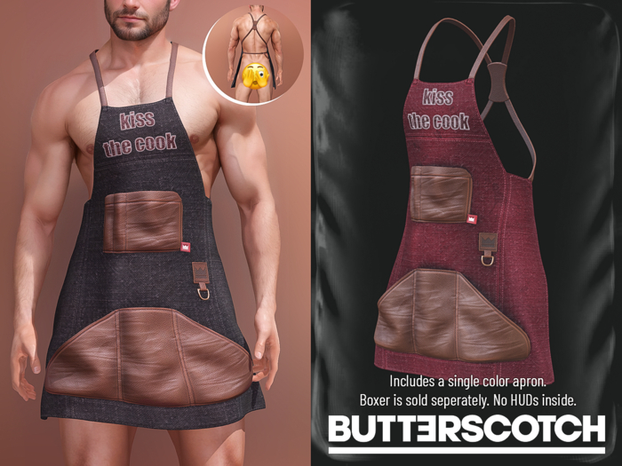 BUTTERSCOTCH . Leo Apron {Red Kiss}