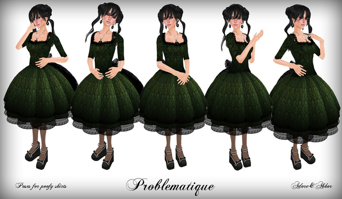 Problematique Poses for Poofy Skirts