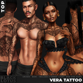 [BL] Vera tattoo unisex // top
