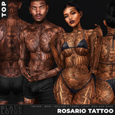 [BL] Rosario tattoo unisex // top