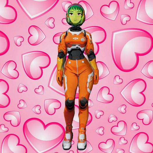 Alien Space Girl From Outer Space! Figure / Statue