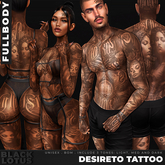 [BL] Desireto tattoo unisex // fullbody