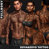 [BL] Zoya&Zoyo tattoos // fullbody