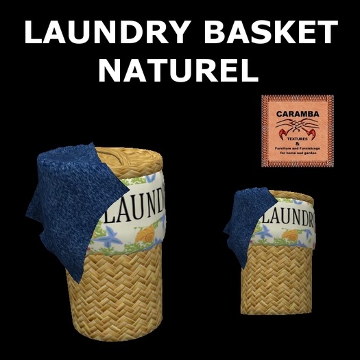 Laundry basket naturel