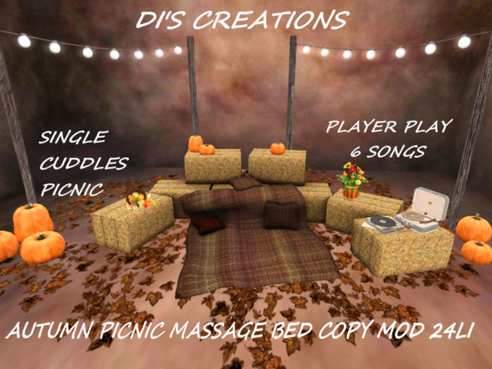 AUTUMN PICNIC MASSAGE BLANKET PG