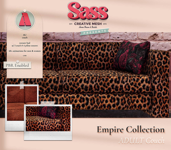 Sass [Empire Collection] Couch ADULT