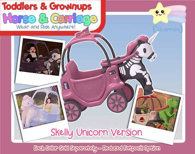 [Starries] Carriage - Skelly Unicorn