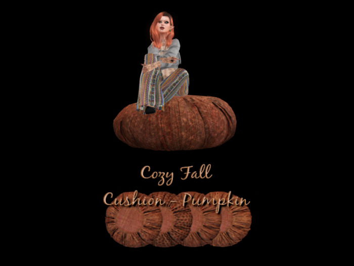 Cozy Fall Cushion Mini 1- Pumpkin (Unpack/ADD)