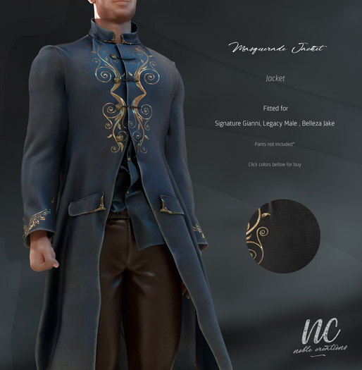 [NC] - Masquerade Jacket (Black) 