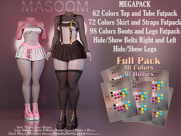 [[Masoom]] Colección Coral Siren - MEGAPACK