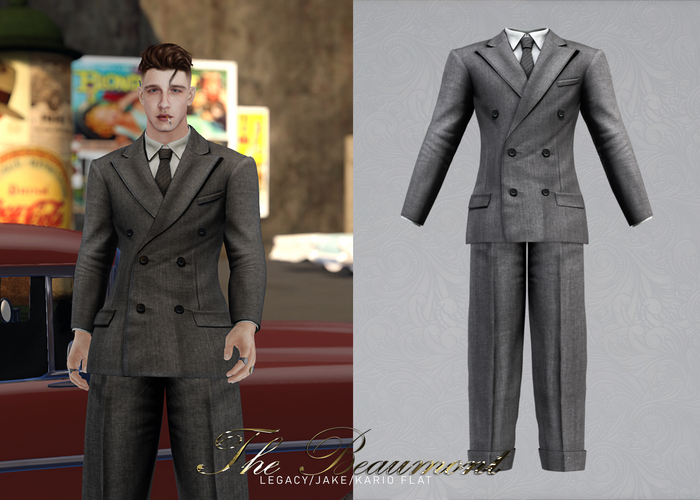 KLN SZN - The Beaumont 1940s Suit Ash
