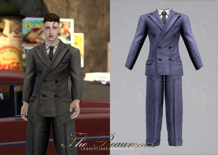 KLN SZN - The Beaumont 1940s Suit Sky