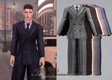 KLN SZN - The Beaumont 1940s Pinstripe Suit Fatpack